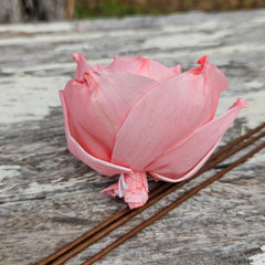 Handmade Flowers - Sola Flower SOFT Peachy Pink Rose - 9cm