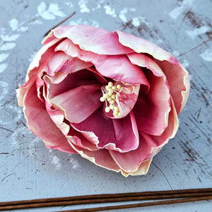 Handmade Flowers - Sola Flower Soft Violet Pink Peony - 10cm