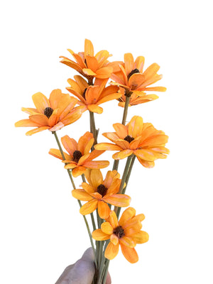 Handmade Daisies - Soft Orange