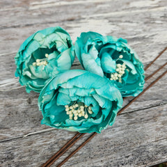 Handmade Flowers - Sola Flower Tiffany Green Peony 8cm