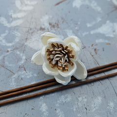 Handmade Flowers - Sola Flower White G - 4cm