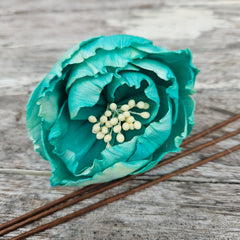 Handmade Flowers - Sola Flower Tiffany Green Peony 8cm