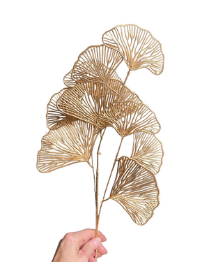 Faux - Ginkgo Gold 1 Multi Stem (as pictured)